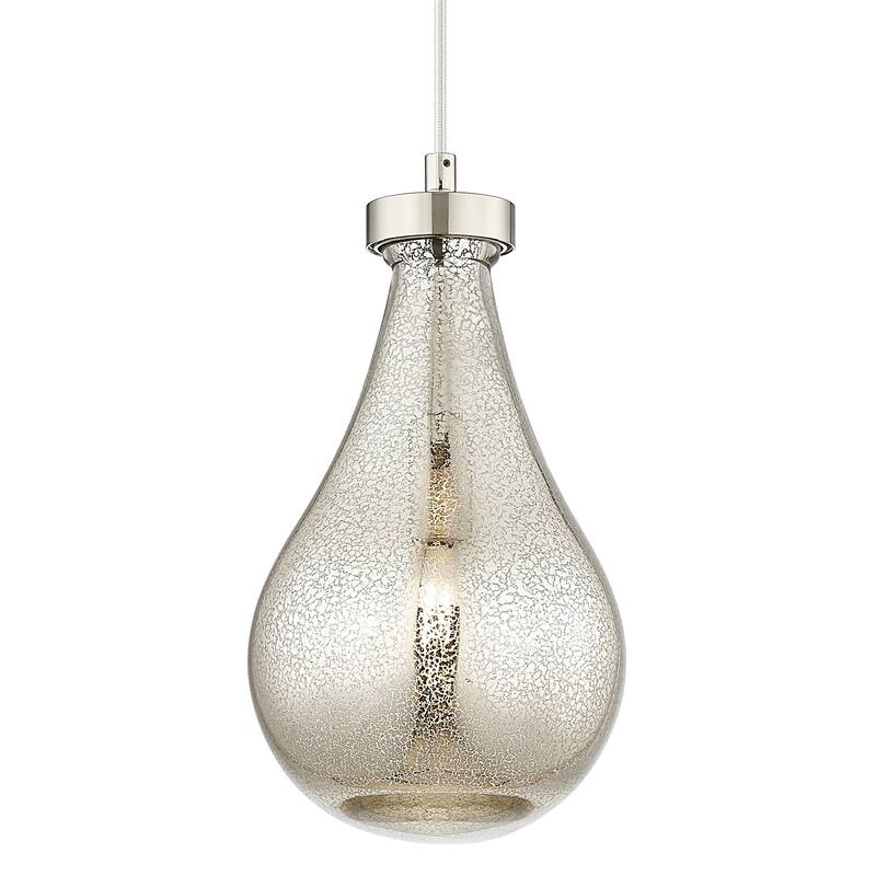 Innovations Lighting 451-1P-G451-7ME Owego 7" Wide Mini Pendant with - Polished Nickel