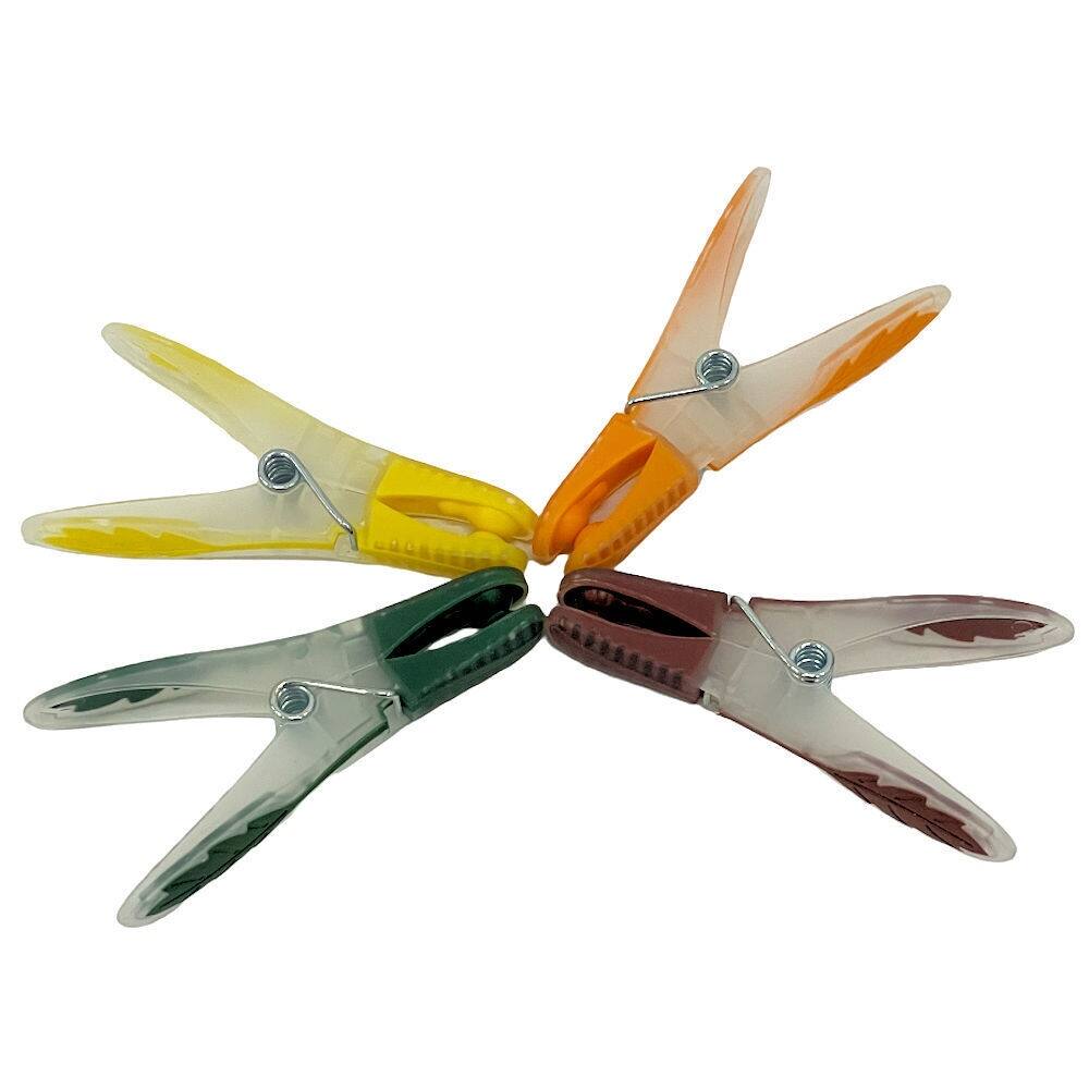 24Pack Fall Leaf Plastic Clothespins with NonSlip Grips On Sale