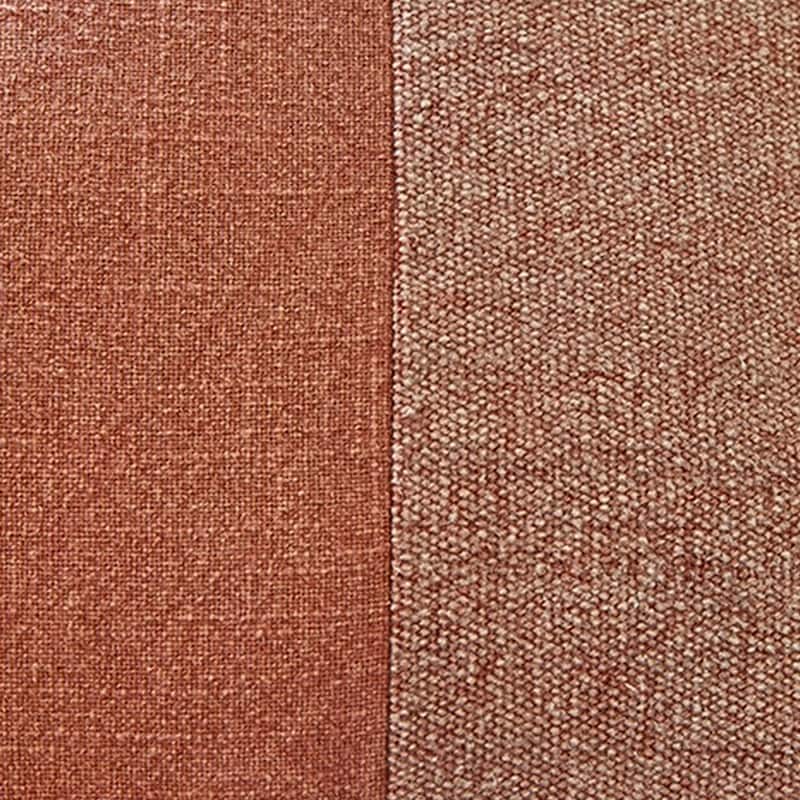 Ako 14 x 20 Lumbar Accent Throw Pillow, Spice Orange Cotton Stripe