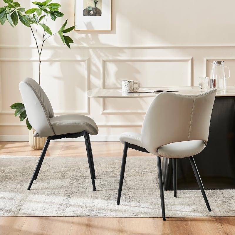 Modern Dining Kitchen Chairs Set of 2 Loads up to 300lbs