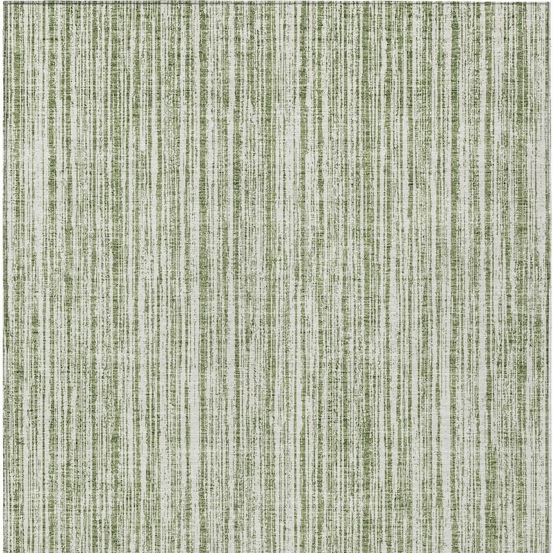 HomeRoots Striped Transitional Rectangle Outdoor Rug