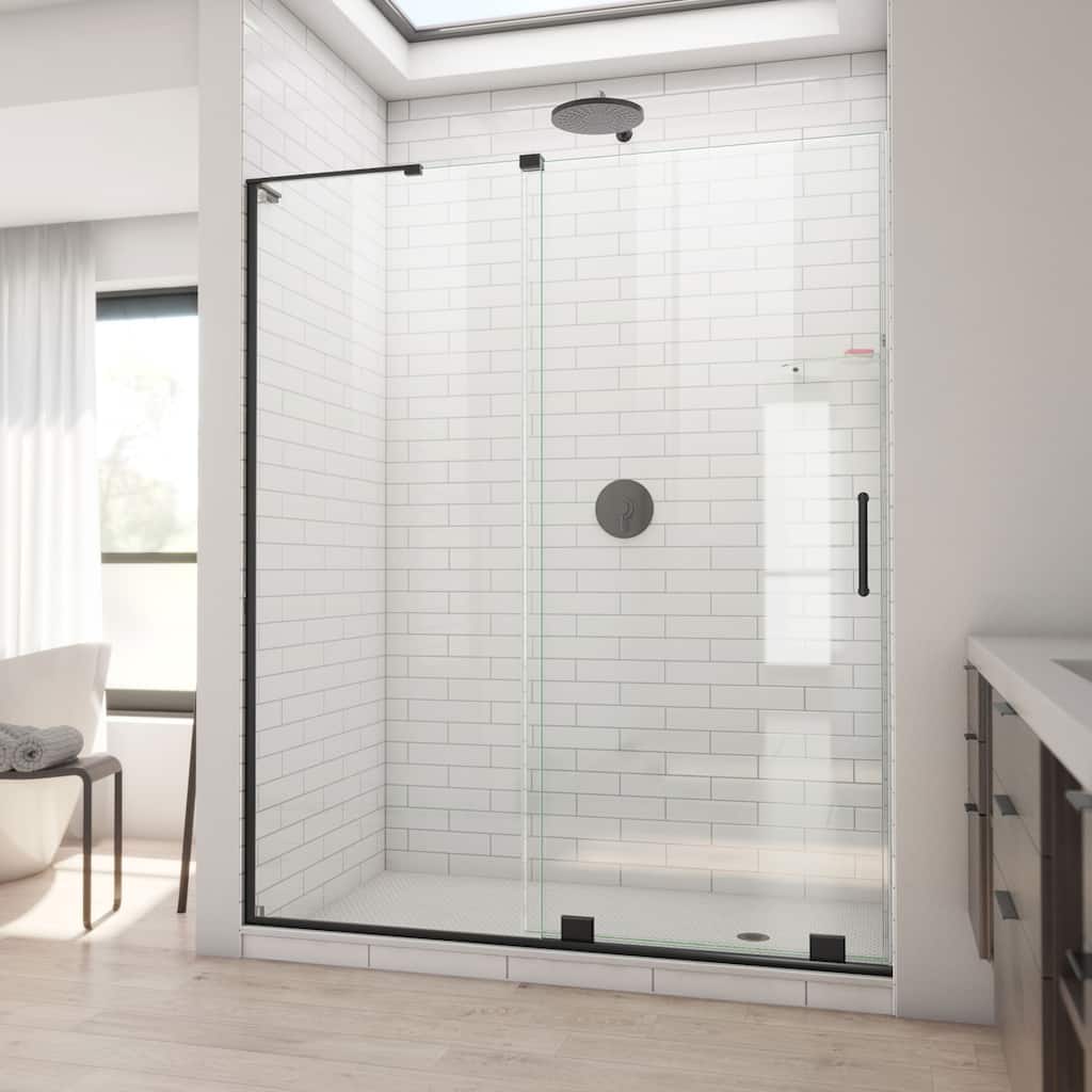 DreamLine Mirage-X 55 - 59 inch W x 72 inch H Frameless Sliding Shower Door