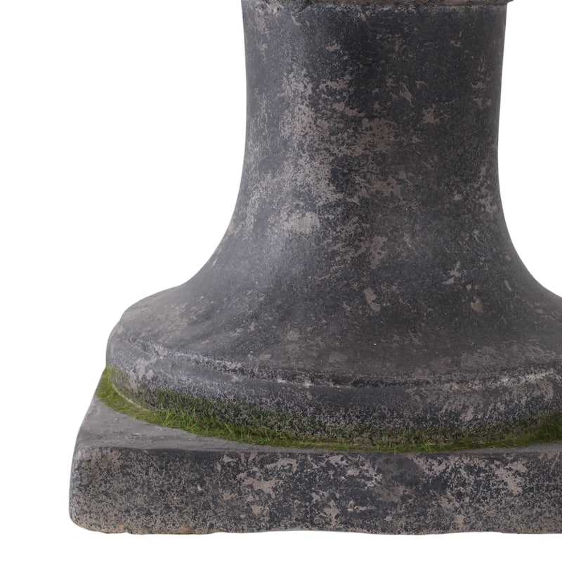 Polyresin Garden Statuary Rustic Artichoke With Moss - 30" Gray