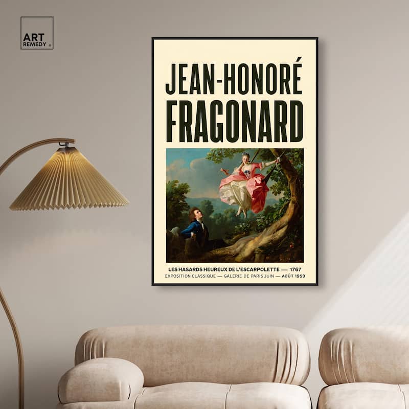 Fragonard's Swing Canvas by Art Remedy