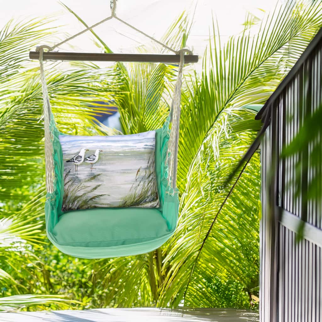 Magnolia Casual Swing Set 4 piece - Seafoam Green Solid w/ Seagulls