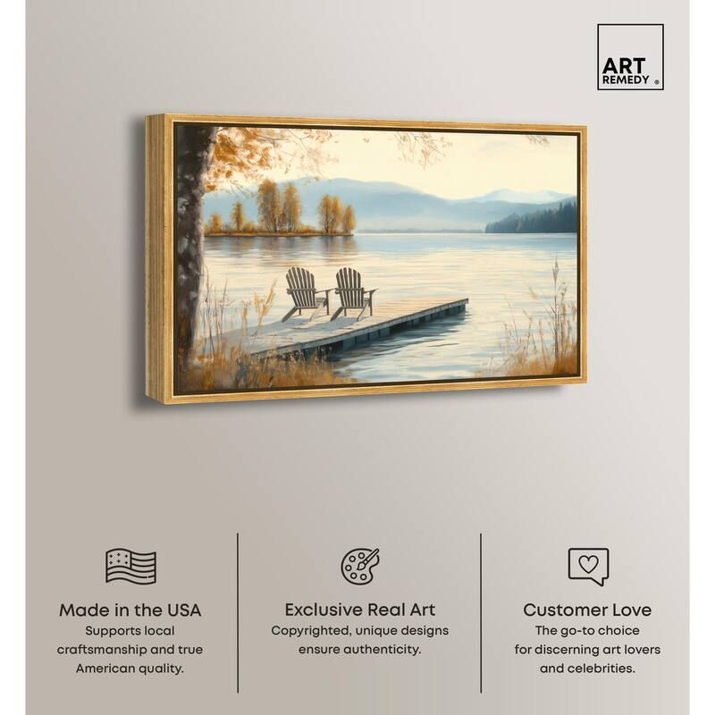 Lake of Dreams Canvas by Art Remedy
