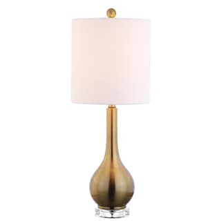 Brooks 25" Metal/Crystal Teardrop LED Table Lamp, by JONATHAN  Y