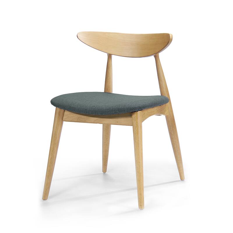 Barron Mid-Century Modern Dining Chairs (Set of 2) by Christopher Knight Home - 22.50" W x 19.75" L x 28.75" H