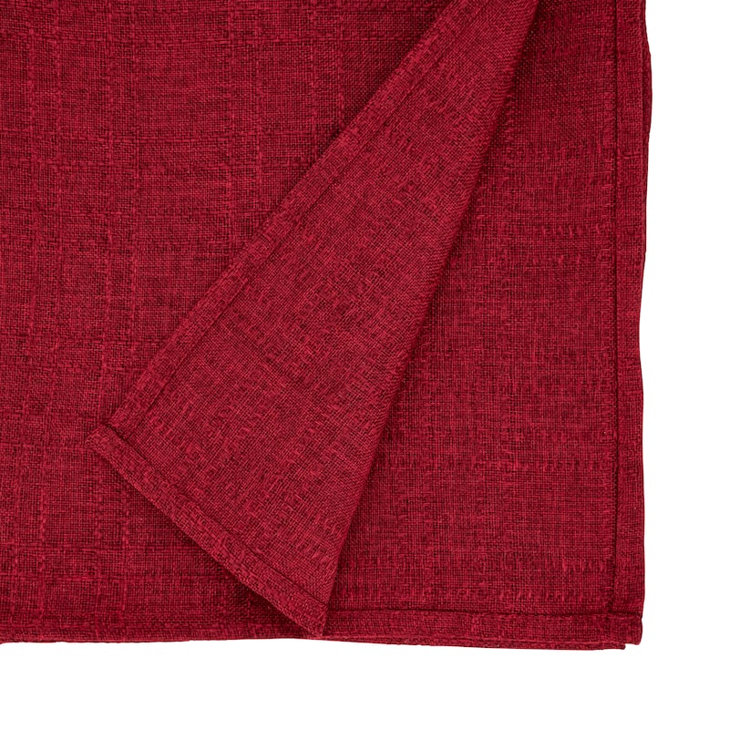 Refined Stitched Plaid Tablecloth