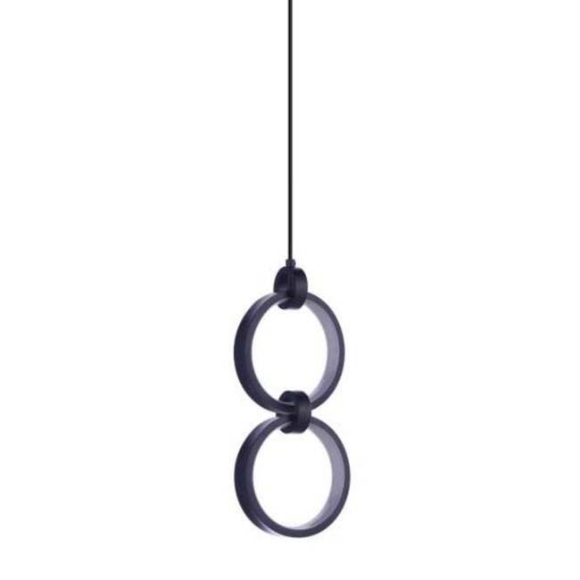 Craftmade 59392 Context 6" Wide LED Suspension Multi Light Pendant - Flat Black