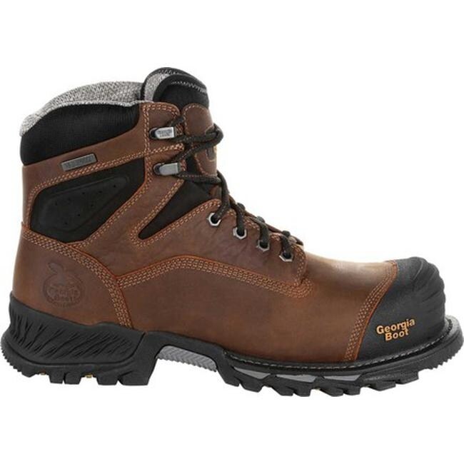 mens black soft toe work boots