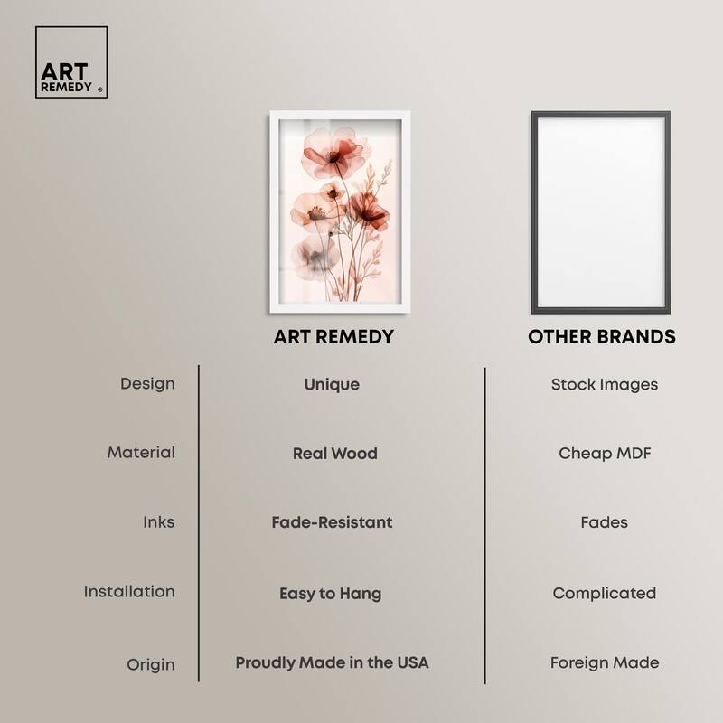 Petal Dye I Shadowbox by Art Remedy