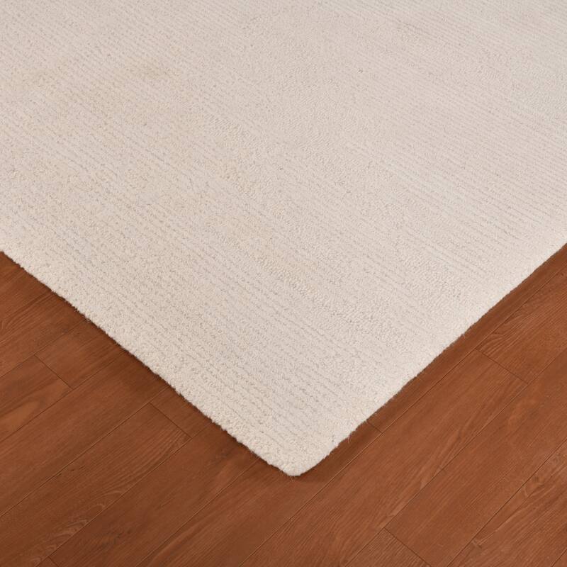 Mohave Ivory Abstract Hand-Hooked Area Rug 2' x 3'
