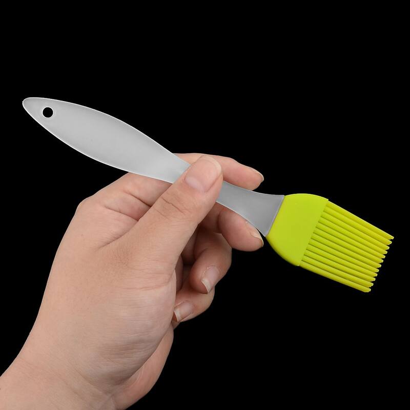 Plastic Handle Basting Grilling Tool Oil Condiment Pastry Brush 2pcs