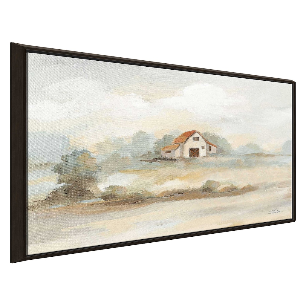 "The Old Farm Landscape" Print on Floating Canvas