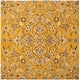 preview thumbnail 49 of 59, SAFAVIEH Handmade Bella Creola Modern Floral Wool Rug 5' Square - Gold/Taupe - Square