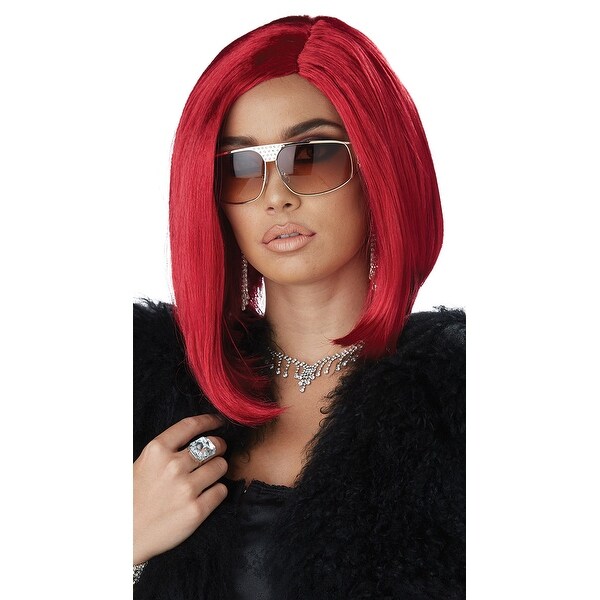 Shop Da Boss Red Wig - One Size Fits most - Free Shipping ...