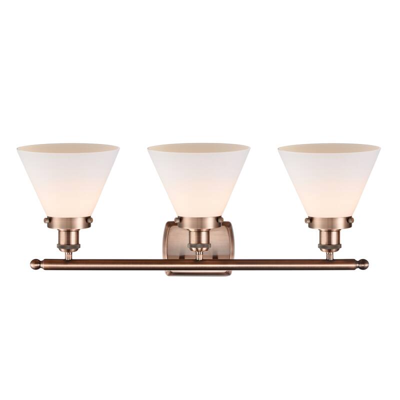 Innovations Lighting Ballston Urban Cone - 3 Light 28" Bath Vanity Light