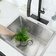 preview thumbnail 2 of 8, Dual Mount 22 inch Stainless Steel Single Bowl Utility Sink