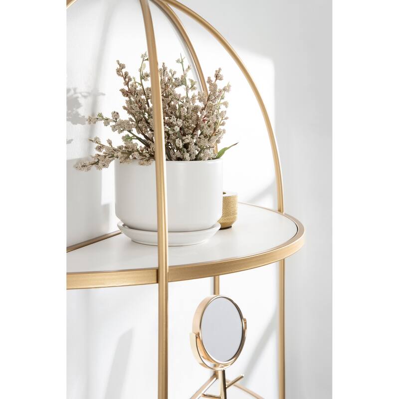 Kate and Laurel Freade Tiered Wall Shelf - 22x8x32
