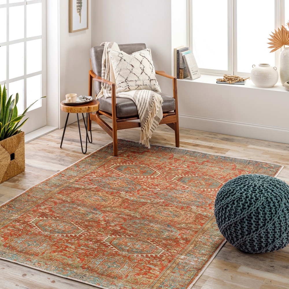 Rhody Rug CJ65R048X072 Country Jewel 4x6 Rug Peridot 