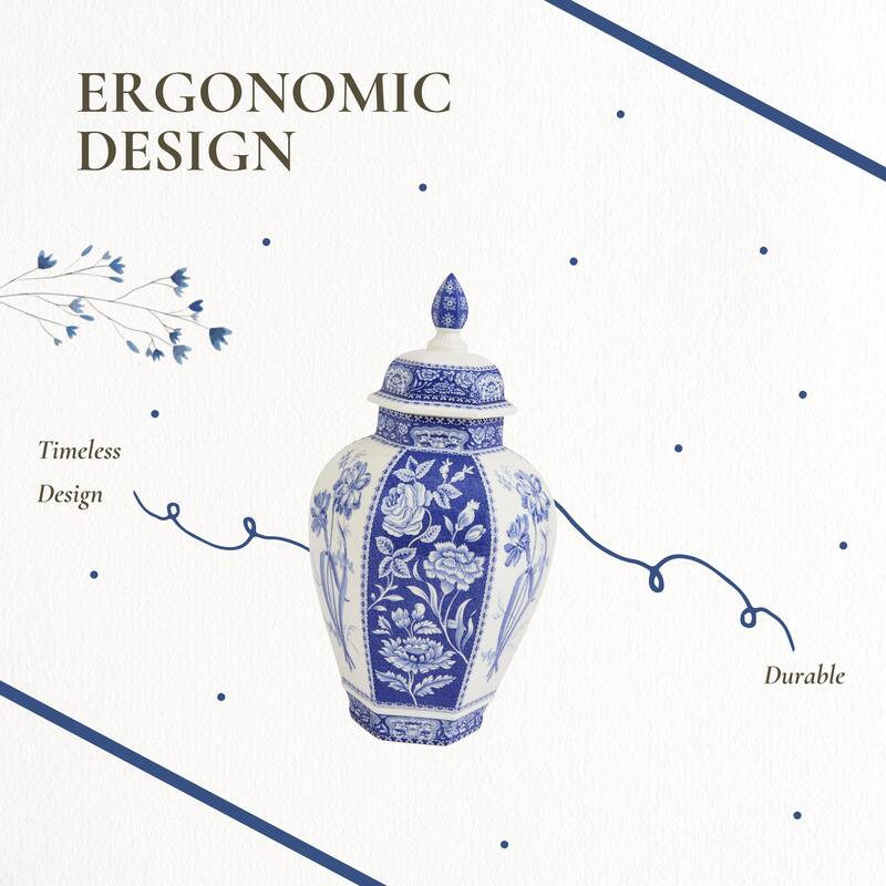 Spode Blue Italian Vase