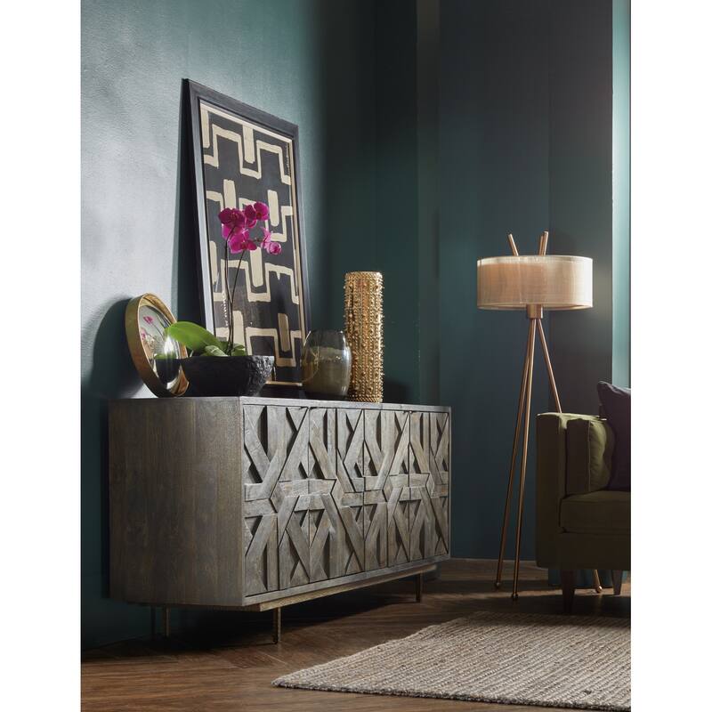 Hooker Furniture 7228-85018-89 Commerce and Market 80" Wide Mango Wood