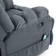 preview thumbnail 38 of 36, Coosa Indoor Pillow Tufted Massage Recliner by Christopher Knight Home