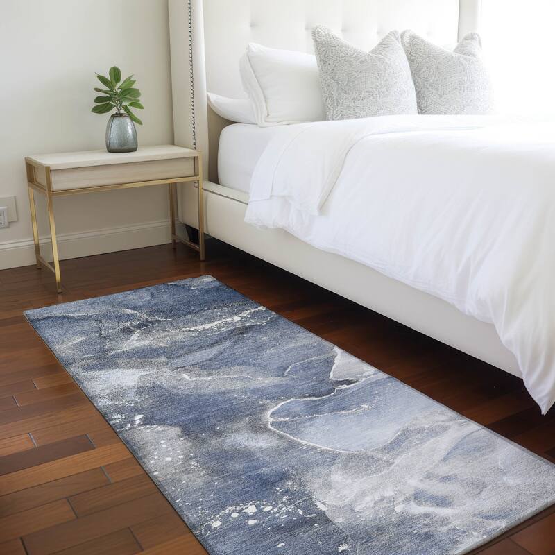 Alto Contemporary Abstract Weather Resistant Timeless Fusion Outdoor Rug