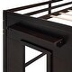 preview thumbnail 4 of 27, Twin Low Loft Bed wPlayhouse, Shelf, Drawers, Window, Ladder, Guardrail