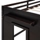 preview thumbnail 12 of 58, Wood Loft Bed with Ladder, Drawers and Safe Guardrail, Maximized Storage Space, Twin Size