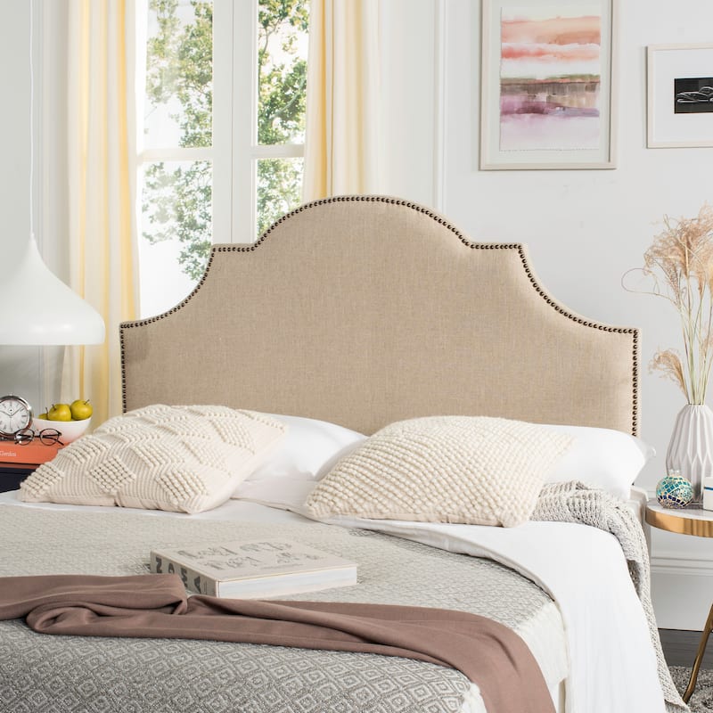 SAFAVIEH Kaci Upholstered Arched Headboard