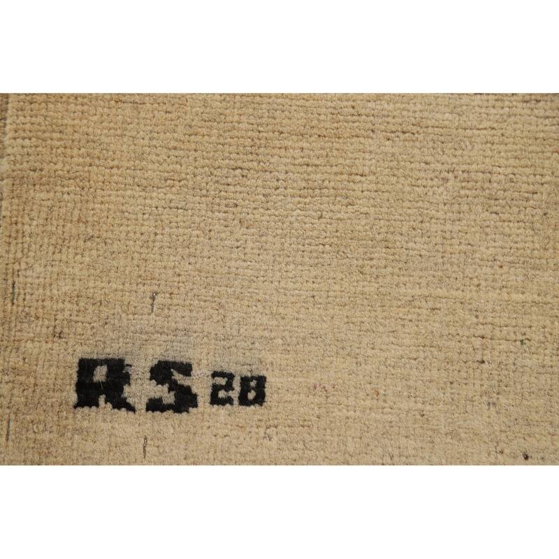 Gabbeh Modern Foyer Rug Oriental Handmade Wool Carpet - 2'9"x 4'0"