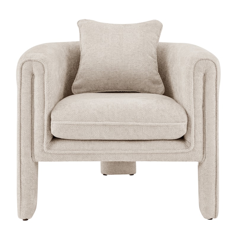 NPD Furniture Heidi Chenille Accent Arm Chair