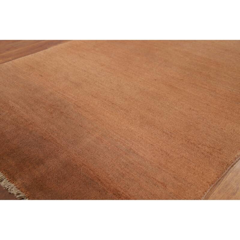 Modern Gabbeh Oriental Foyer Rug Contemporary Handmade Wool Carpet - 3'3"x 4'9"