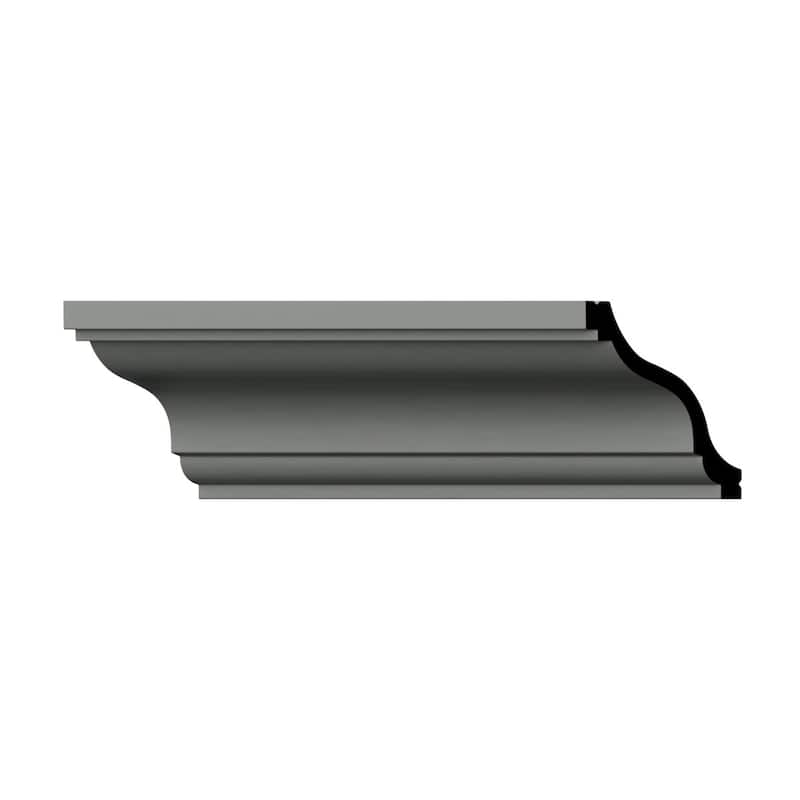 4"H x 4"P x 5 1/4"F x 94 1/2"L June Crown Moulding - 1-Pack