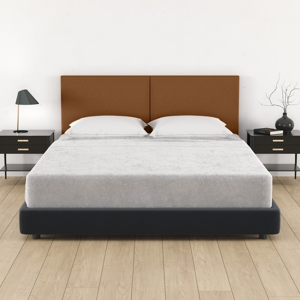 Jaxx Panelist Modern Padded Headboard in Premuim Vegan Leather - Set of 2 Wall Mounted Panels