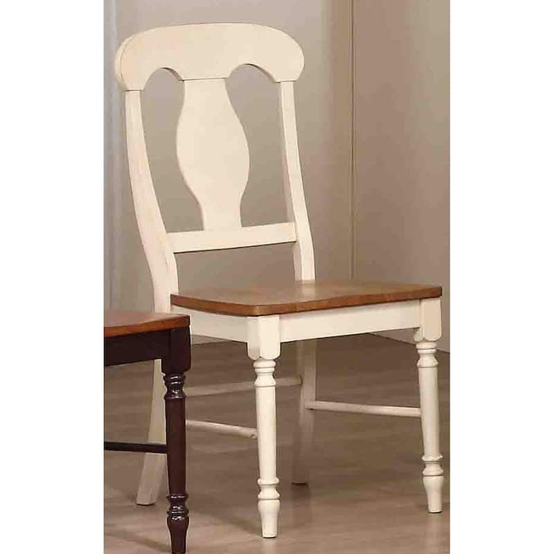 Antique Caramel/Biscotti Round 5-Piece Dining Set