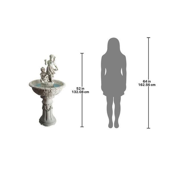 Design Toscano Nature's Children Sculptural Fountain