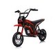 preview thumbnail 30 of 61, 24V14ah Kids Ride On 24V Electric Toy Motocross Motorcycle Dirt Bike-XXL large,Speeds up to 14.29MPH,Dual Suspension Red
