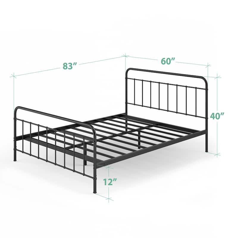 Priage by ZINUS Metal Platform Bed Frame