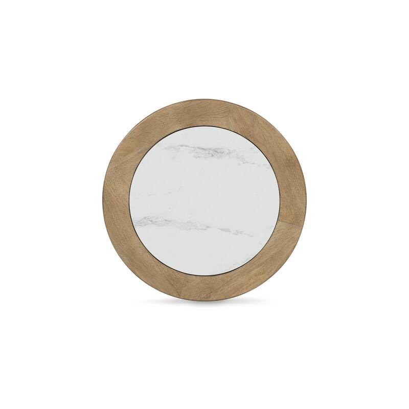 Signature Design by Ashley Camdill Light Brown/White End Table - 18.13" W x 18.13" D x 23.75" H