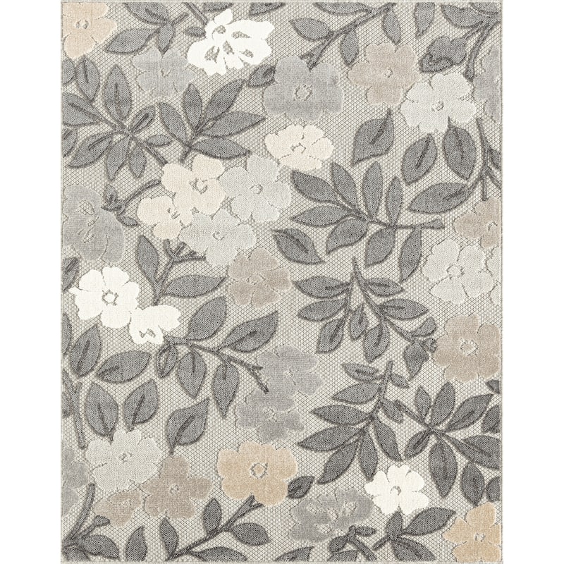 Origin Coastal Floral Indoor/Outdoor Area Rug