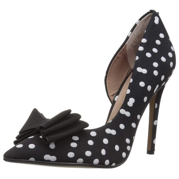 betsey johnson polka dot pumps