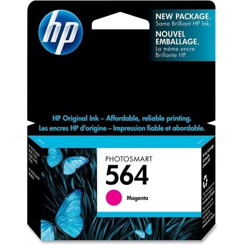 HP 564 Magenta Original Ink Cartridge (CB319WN)(Single Pack)