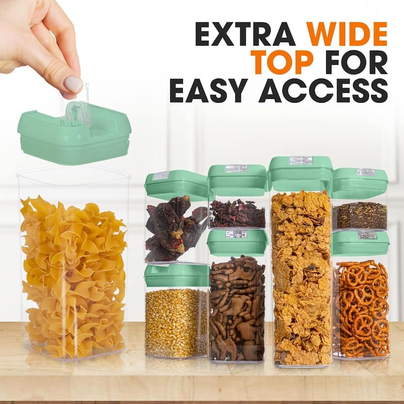 Cheer Collection 7-piece Stackable Airtight Food Storage Container Set