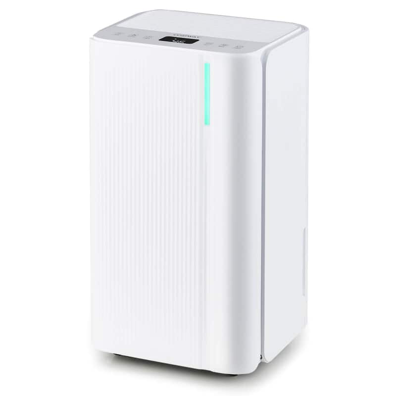 Costway 32 Pints Dehumidifier for Home 2000 Sq.Ft Portable - See Details - White