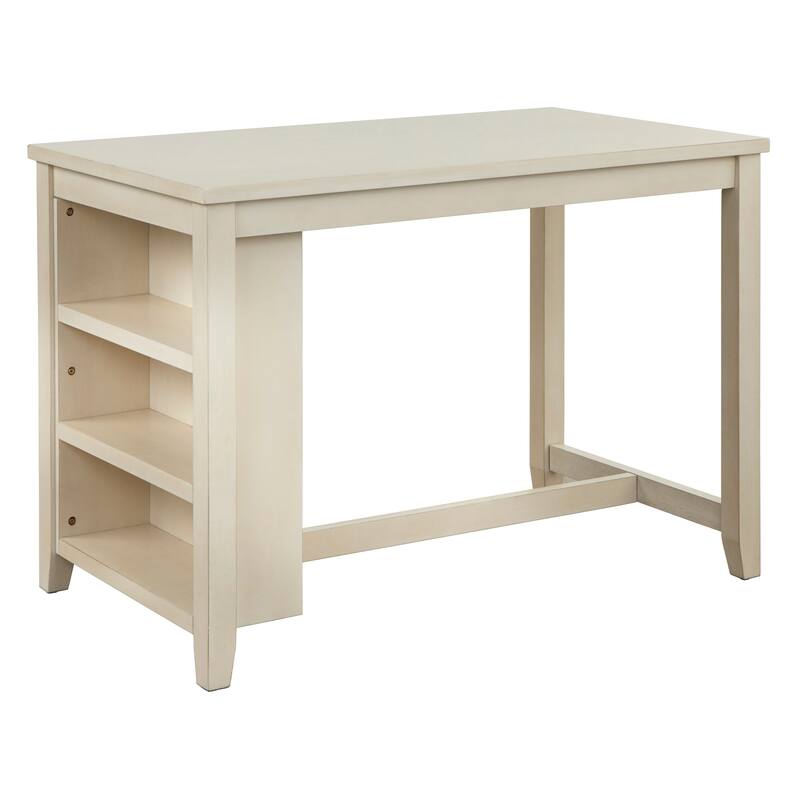 Lifestorey Tobias Storage Counter Height Storage Table