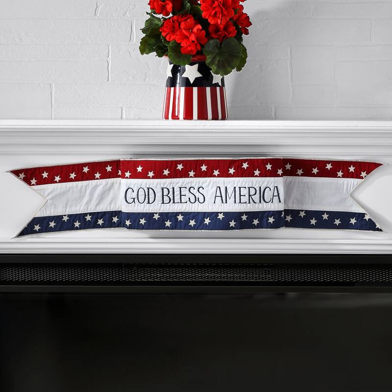 6"X44" "God Bless America" Banner