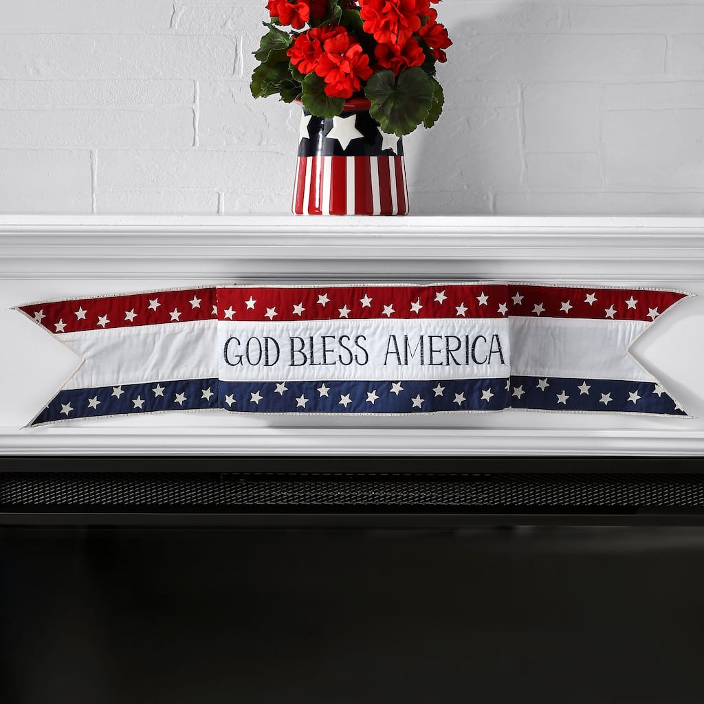 6"X44" "God Bless America" Banner
